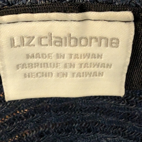 Vintage Liz Claiborne Navy Women's Formal Hat, church Hat, Derby Hat - Picture 11 of 11